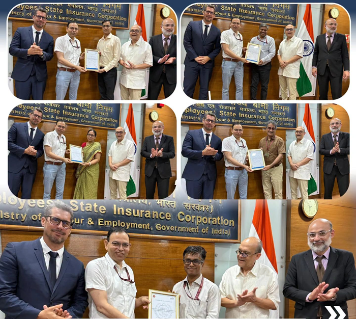 ESIC: Certificate distribution of ITC-ILO training programme